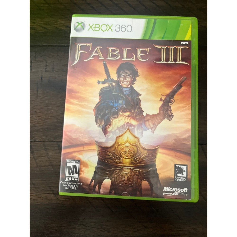 Fable III Xbox360 Microsoft Lionhead Studios RPG Video Game Complete with Manual